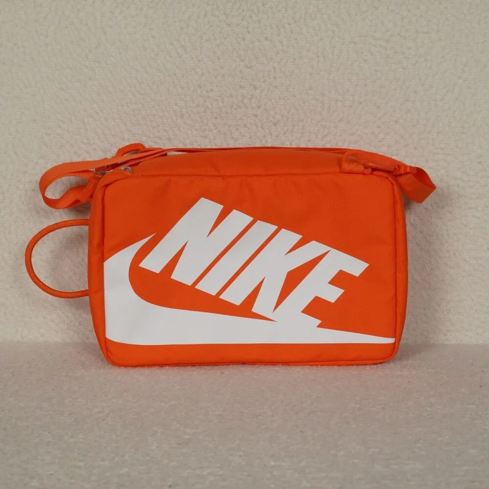 Nike Shoe Box Bag 12L Orange White Crossbody Strap Fits up to Size 11 DA7337-870